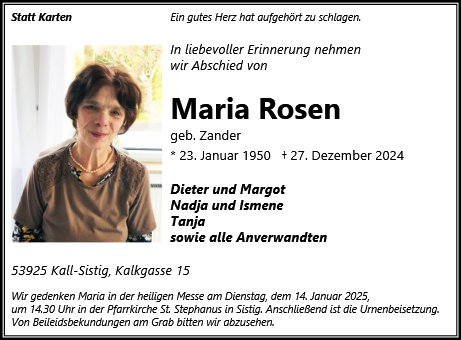 Maria Rosen