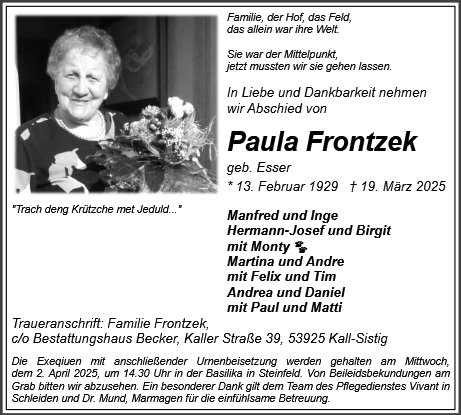 Paula Frontzek