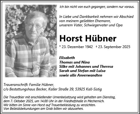Horst Hübner