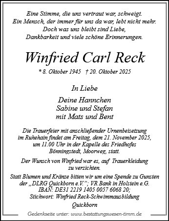 Winfried Reck