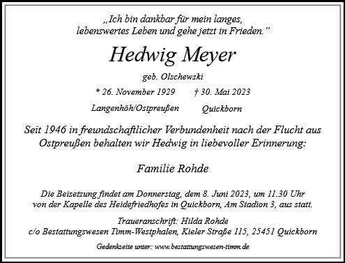 Hedwig Meyer