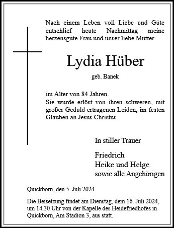 Lydia Hüber