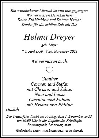 Helma Dreyer