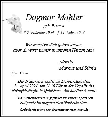 Dagmar Mahler