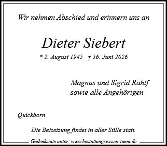 Dieter Siebert
