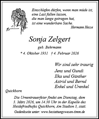 Sonja Zelgert