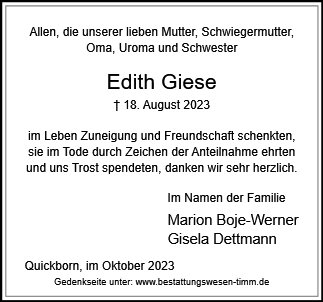 Edith Giese