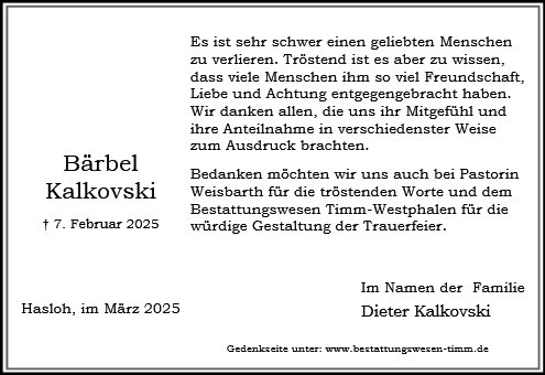 Bärbel Kalkovski