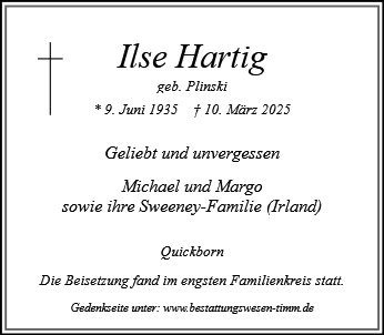 Ilse Hartig