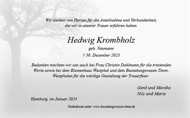 Hedwig Krombholz