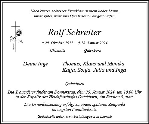 Rolf Schreiter