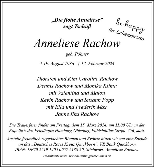Anneliese Rachow