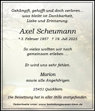 Axel Scheumann