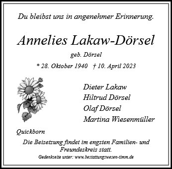 Annelies Lakaw-Dörsel