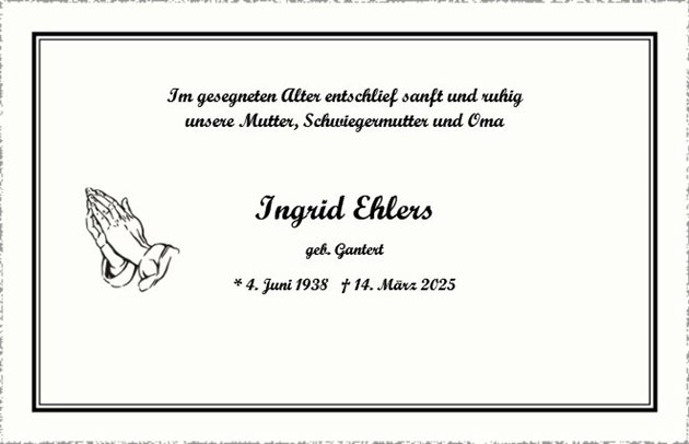 Ingrid Ehlers