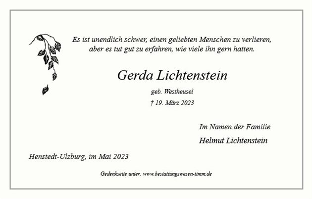 Gerda Lichtenstein