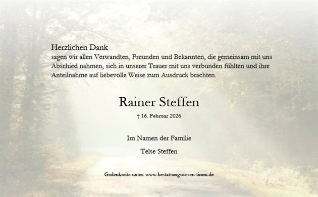 Rainer Steffen