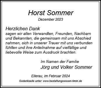 Horst Sommer