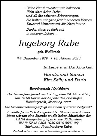 Ingeborg Rabe