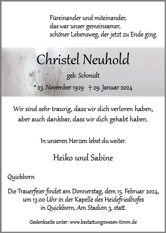 Christel Neuhold