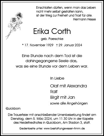 Erika Corth