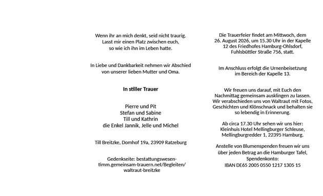 Waltraut Breitzke