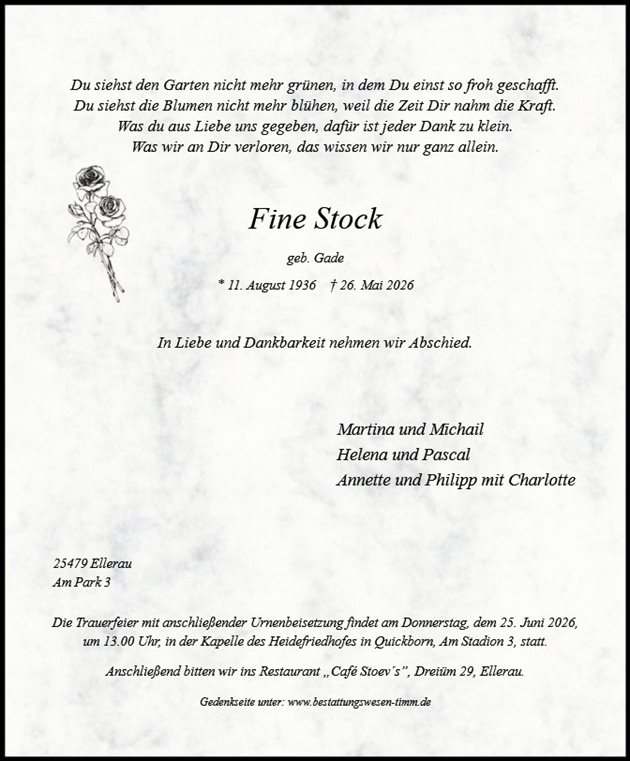 Adolfine Stock