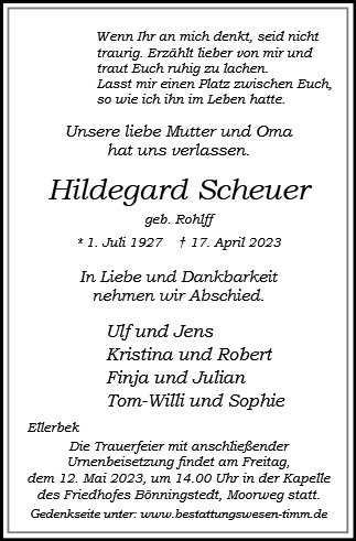 Hildegard Scheuer