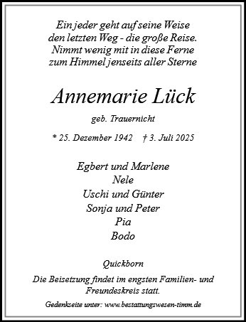 Annemarie Lück
