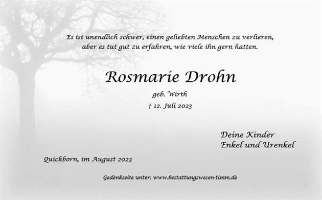 Rosmarie Drohn
