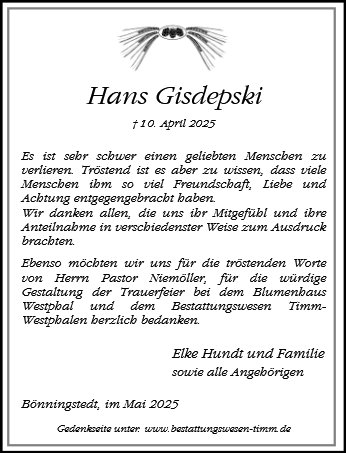 Hans Gisdepski