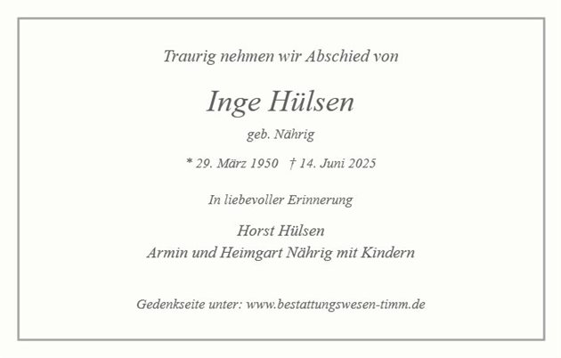 Inge Hülsen