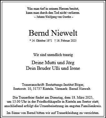 Bernd Niewelt