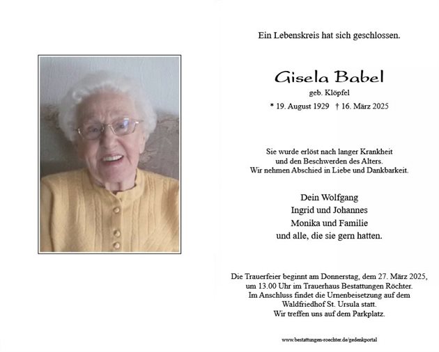 Gisela Babel