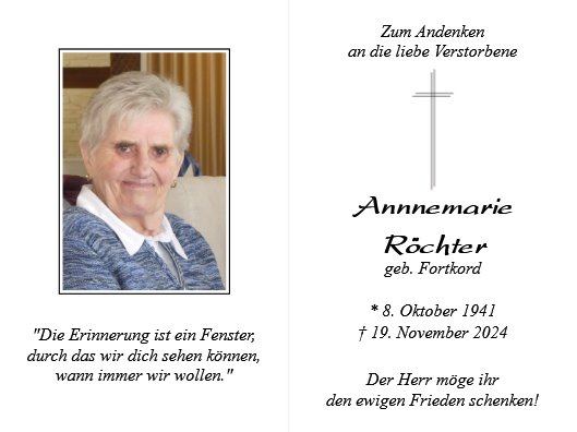 Annemarie Röchter