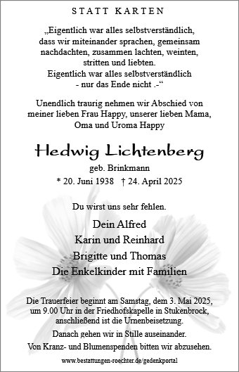 Hedwig Lichtenberg