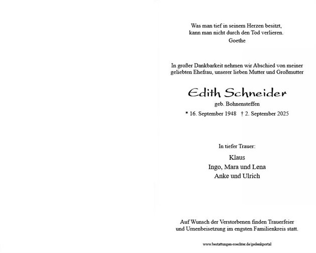 Edith Schneider
