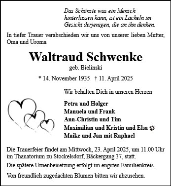 Waltraud Schwenke