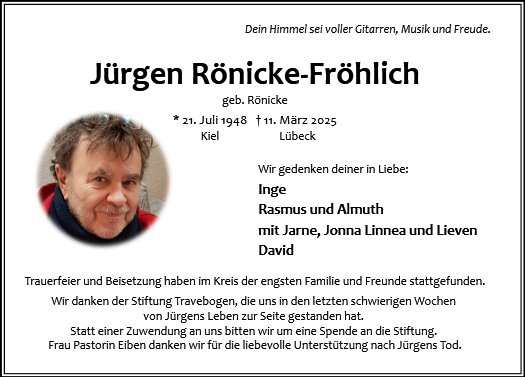 Jürgen Rönicke-Fröhlich
