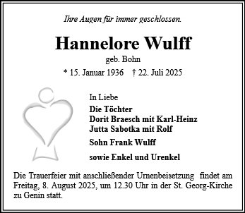 Hannelore Wulff