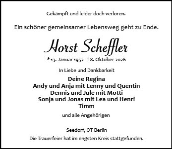 Horst Scheffler
