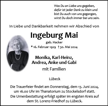 Ingeburg Mai