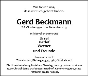 Gerd Beckmann
