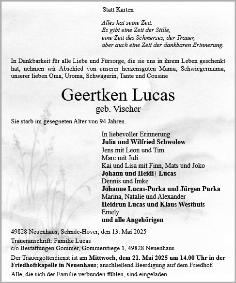 Geertken Lucas
