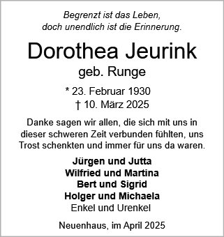 Dorothea Jeurink