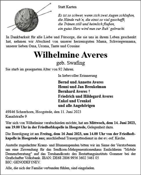 Wilhelmine Averes