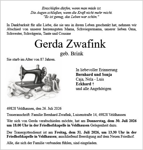 Gerda Zwafink
