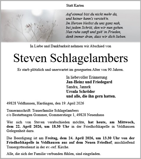 Steven Schlagelambers