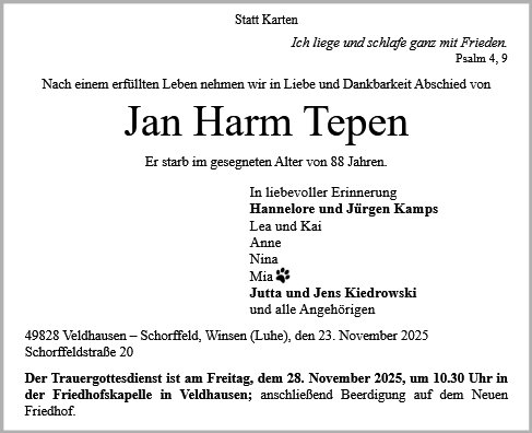 Jan Harm Tepen