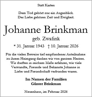 Johanne Brinkman